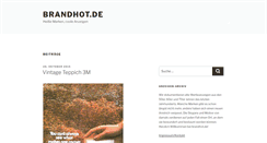 Desktop Screenshot of brandhot.de